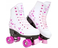 Reguliuojami riedučiai Raven Trista Baltas/pink 39-42