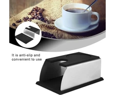 Regun tamperio stotelė 58 mm, tamperio stotelė espresso portafilter aparatui, juodo nerūdijančio plieno kavos manipuliavimo pagrindo stovas, barista priedai portafilter aparatams pradedantiesiems