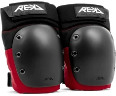 Rekd Ramp kelių apsaugos, skirtos riedlentei, unisex, suaugusiems, juodos/raudonos, M