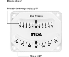 Relags Silva 15tdcl inklinometras, balta, vienas dydis