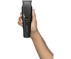 Remington Professional X3 plaukų kirpimo mašinėlė (2 reguliuojamos šukos 3-24 mm, japoniški nerūdijančio plieno peiliukai, maitinimas iš tinklo/baterijos) plaukų kirpimo mašinėlė, Power X Series Hc3000