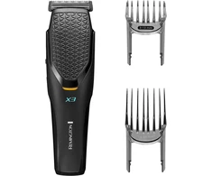 Remington Professional X3 plaukų kirpimo mašinėlė (2 reguliuojamos šukos 3-24 mm, japoniški nerūdijančio plieno peiliukai, maitinimas iš tinklo/baterijos) plaukų kirpimo mašinėlė, Power X Series Hc3000