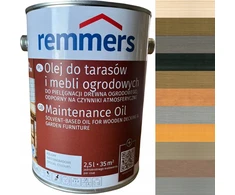 Remmers aliejus terasų ir baldų medienai, spalva pasirinktinai, 2,5 l