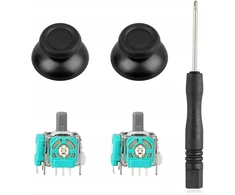 Remonto komplektas 2x analoginis joystick 2x grybelis + atsuktuvas Ps4 valdikliui
