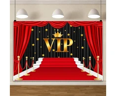 Renaiss 2.7 x 1.8 m vip raudono kilimo fono plėvelės renginio žvaigždžių fotografijos fonas gimtadienio išleistuvių vakarėlio dekoracija portretinis kadras foto studijos rekvizitai vinilas