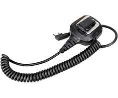 Retevis 2 kontaktų radijo garsiakalbio mikrofonas Ip54 atsparus vandeniui, suderinamas su Rt24 Rt27 Rt21 Rt81 Rt1 Rt3s Rt622 Baofeng Uv-5r Bf-88e Bf-888s Kenwood racijomis (1 vnt.)