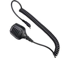 Retevis 2 kontaktų radijo garsiakalbio mikrofonas Ip54 atsparus vandeniui, suderinamas su Rt24 Rt27 Rt21 Rt81 Rt1 Rt3s Rt622 Baofeng Uv-5r Bf-88e Bf-888s Kenwood racijomis (1 vnt.)