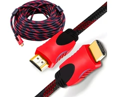 Retoo hdmi kabelis 4k 1.35 m didelės spartos kabelis, suderinamas su tv video 4k uhd 2160p hd 1080p pintas paauksuotas jungtys dp kompiuteris į hdmi monitorių suderinamas hdmi