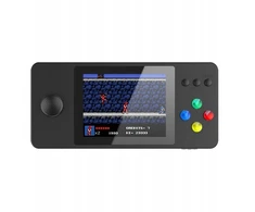 Retoo Retro K9 nešiojama žaidimų konsolė 3 colių 4gb 500 žaidimų juoda