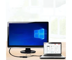 Retoo Vga į Hdmi kabelis, Vga į Hdmi su garso adapteriu ir Usb įkrovimo laidu, 1080p 60hz, jungtis iš tėviškos į moterišką, konverteris iš seno kompiuterio į televizorių/monitorių su Hdmi, konverteris su garsu monitoriaus projektoriui