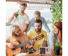 Kompiuterio kolonėlės Retro Bluetooth Garsiakalbis, Žalias, Klasikinis Stilius, Garsus Garsas