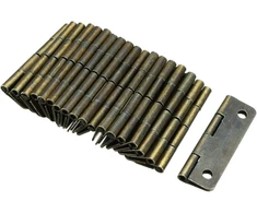 Retro mini vyriai su varžtais, 1.18 colio, antikvarinio bronzos, 19 vnt.