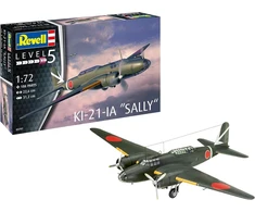 Revell Ki-21-ia Sally modelio rinkinys, 1:72 mastelis, 150 detalių, rankdarbių rinkinys nuo 12 metų, detalus modelis, tolimojo nuotolio bombonešis, autentiška kopija