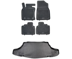 Rezaw-plast Guminių kilimėlių ir bagažinės kilimėlio komplektas Toyota Camry Viii Xv70 2017-2021 Sedan prieš facelift