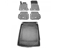 Rezaw-plast Komplektas kilimėlių ir bagažinės kilimėlis Bmw 5 Serija F10 2010-2013 Sedanas prieš facelift