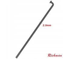Richman S13 stiprintuvas (2,3mm, 208mm, juodas) su nipelio komplektu