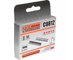 Richmann Apmušalų vinys 12 mm Tipas 53 1000 vnt cinkuotos