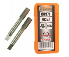 RICHMANN Smulkiavilnių sriegiklių rinkinys M12x1 Hssg C8971