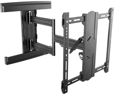 Ricoo Tv sieninis laikiklis 45-85 colių universalus smart flat oled curved swivel arm s5744-b pasukamas pakreipiamas tv laikiklis iki 50 kg &amp; vesa 400 x 400 mm