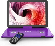 Vaizdo grotuvas Riff Nešiojamas Dvd grotuvas 17.5" Usb/sd video žaidimai 5000mah akumuliatorius nuotolinio valdymo pultas