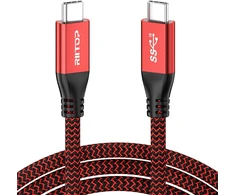 Riitop Usb-c į Usb-c kabelis 100 W 2 m, Pd greitas įkrovimas 20 V, 5 A, Usb Type-c kabelis Gen2 20 Gbit/s, 4k vaizdo perdavimas