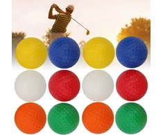 Ritoeasysports 12 golfo kamuoliukų pakuotė, Pu kempinės putų kamuoliukas, lengvas ir minkštas, geras elastingumas, treniruotės, sportiniai kamuoliai, laisvalaikio sportas