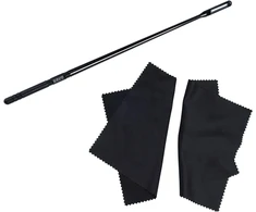 Ritoeasysports fleitos valymo rinkinys, plastikinis fleitos valymo pagaliukas, audinio valymo servetėlių priežiūros rinkinys fleitoms ir piccolo fleitoms medinių pučiamųjų instrumentų valymui ir priežiūrai