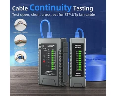 Rj45 gnybtų replių rinkinys, tinklo įrankių rinkinys, skirtas rj45 rj11 rj12, tiesioginis ethernet gnybtų presavimas cat5 cat6ae, tinklo įrankis su telefono jungtimi ir kabelių testavimu