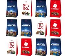 Roblox saldainių maišeliai Roblox dovanų maišeliai Roblox dovanų maišeliai gimtadienio Roblox vakarėlio saldumynai gimtadienio maišeliai vaikams Roblox vakarėlio maišeliai gimtadienio Roblox maišeliai vaikų gimtadieniui