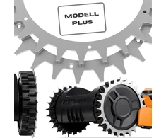 Robo claws robotizuoto vejapjovės spygliai, pagaminti iš aliuminio, skirti worx landroid plus modeliams, 3 mm, skersmuo 220 mm, robotizuoto vejapjovės priedai su 12 nerūdijančio plieno varžtų, nuvalyti spygliai