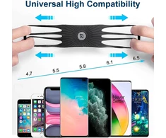 Rockbros dviračio mobiliojo telefono laikiklis 360 laipsnių kampu pasukamas 4.0-6.8 colių išmaniesiems telefonams silikoninis motociklo mobiliojo telefono laikiklis elektriniams dviračiams universalus laikiklis ant vairo