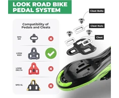 Rockbros Dviračio Pedalai Keliui su Look Keo Sistema, Lengvi