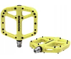 Rockbros platforminiai pedalai, geltoni