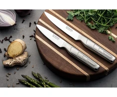 Rockingham Forge Quadra 5 colių universalus peilis su ašmenimis ir ergonomiška rankena, pagaminta iš vokiško plieno, 13 cm universalus peilis