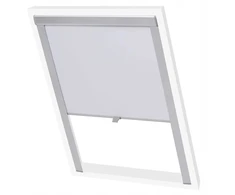 Roletas, skirtas Velux stogo langui, baltas, užtemdantis audinys, mk04