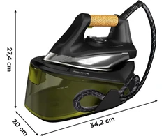 Garų puodas Rowenta Vr7360 Easy Steam garų generatoriaus lygintuvas 2400 W 110 V modernaus stiliaus 3,13 kg tekstilės priežiūrai