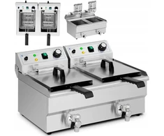 Royal Catering Dviguba gruzdintuvė su dviem kameromis 2 x 11 l 6000 W