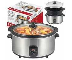 Garų puodas Royality Line Slow Cooker keramikinis puodas 3,5 l 240w Hot Pot Royalty Line