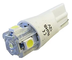 Rs led led lemputė w5w 5 smd t10 w3w balta šalta 12v