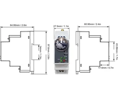 Rs485 į ethernet serveris 10/100m serial rs485 į wi-fi serverio maršrutizatorius montuojamas ant din bėgelio 100–240vac pe11-h skirtas freertos, #811