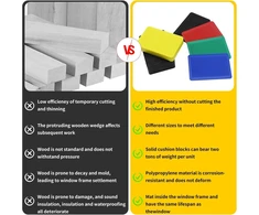 Runyu 80 vnt. plastikinių padėklų rinkinys 60 x 40 x 2, 2.8, 3.5, 5, 10, 20 mm įvairiaspalviai plastikiniai padėklai, plastikiniai tarpikliai, plastikiniai stiklinimo blokelių rinkinys, pleištai