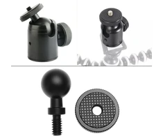 Rutulinė galvutė 17mm 1/4" sriegis automobilio laikikliui