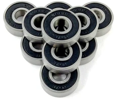 Rutulinis guolis 608 2rs 8x22x7mm komplektas = 10vnt rinkinys 10 vienetų