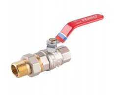Rutulinis ventilis su pusiau jungtimi R 3/4 Ferro F-power