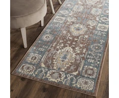 Safavieh Bradford kilimas, poliesteris šokolado/alpių, 68 x 243 x 0.51 cm