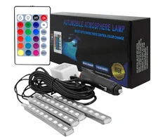 Safego Rgb Led apšvietimas automobilio interjerui