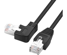 Šakotuvas Yacsejao Cat6 90° Kampinis Ethernet Kabelis, Rj45, 1m