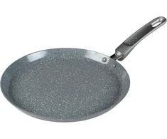 Salter bw13656geu7 25 cm keptuvė blynams - marblestone nelipni keptuvė, be pfoa, lengvai valoma, minkšta rankena, keptuvė blynams, kaltas aliuminis, tinkama indukcinėms viryklėms, omletams, čapati
