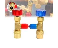 Šalto įpurškimo vožtuvų rinkinys R410a R22 adapteris 1/4"-5/16"