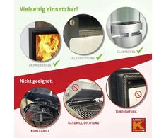 Sandarinimo juosta krosnims ir židiniams, 3 m, 10 mm